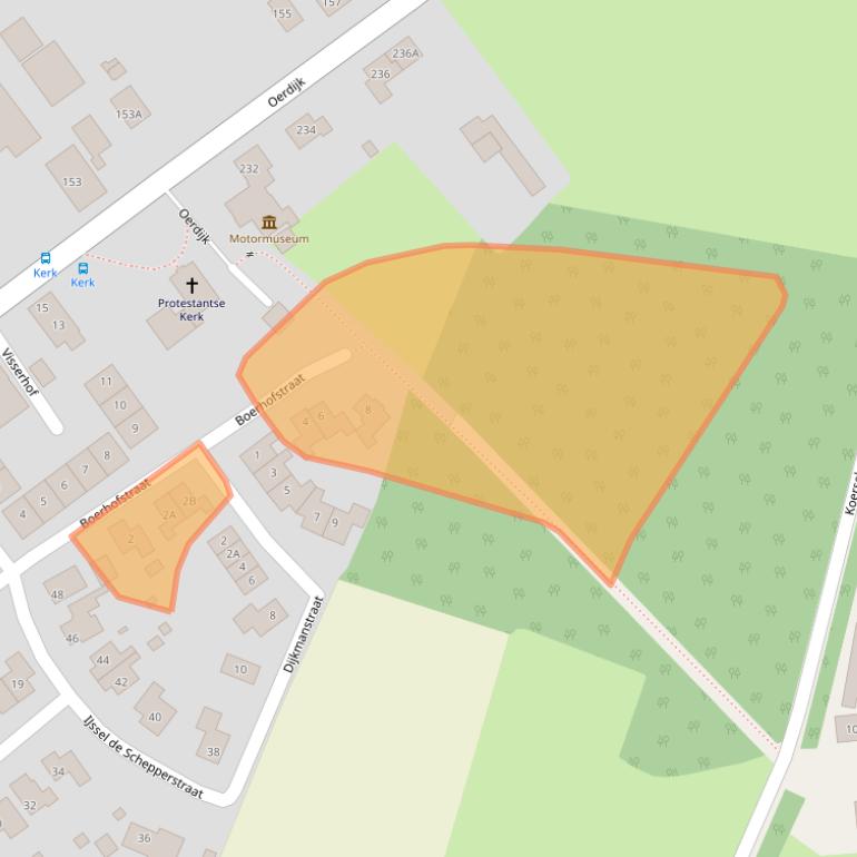 Kaart van postcodegebied 7435PV.
