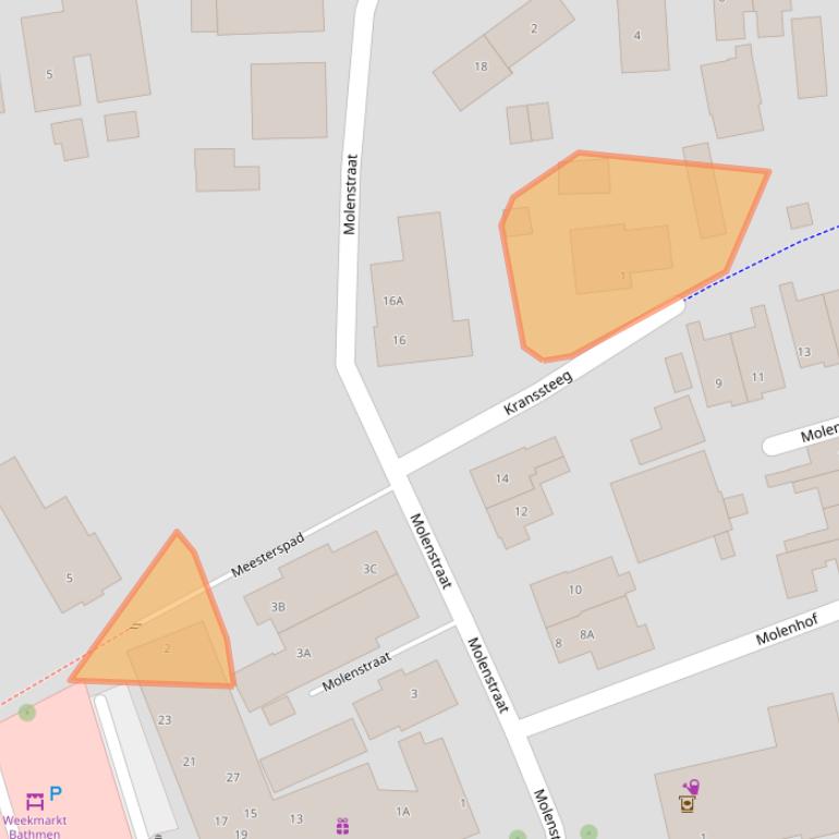 Kaart van postcodegebied 7437AD.