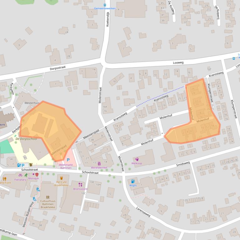 Kaart van postcodegebied 7437AG.