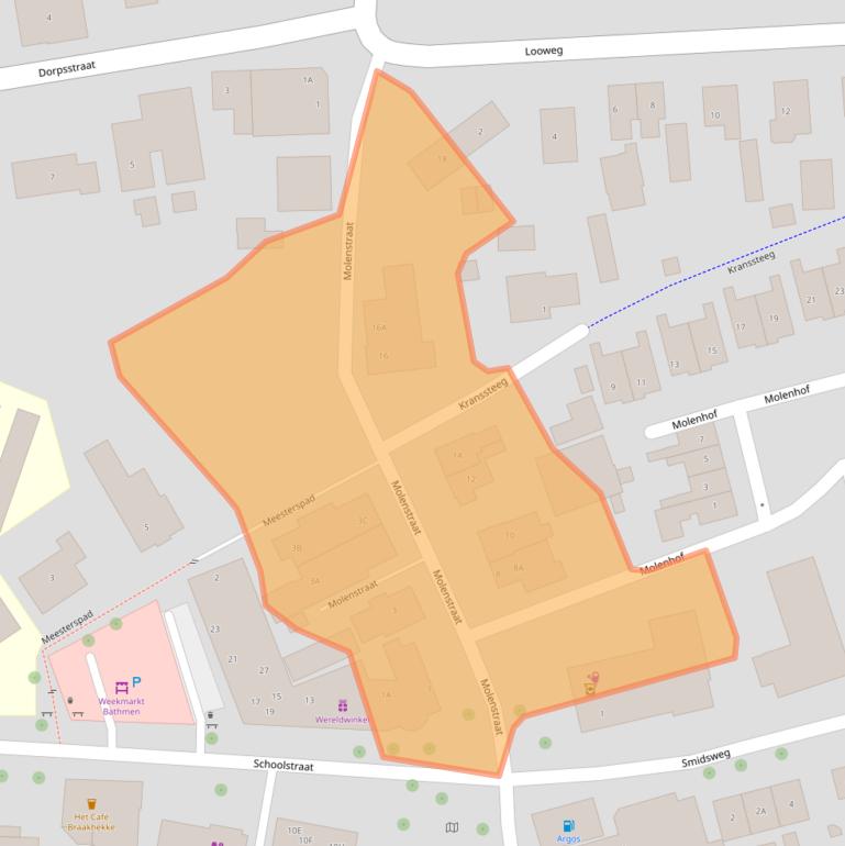 Kaart van postcodegebied 7437AH.