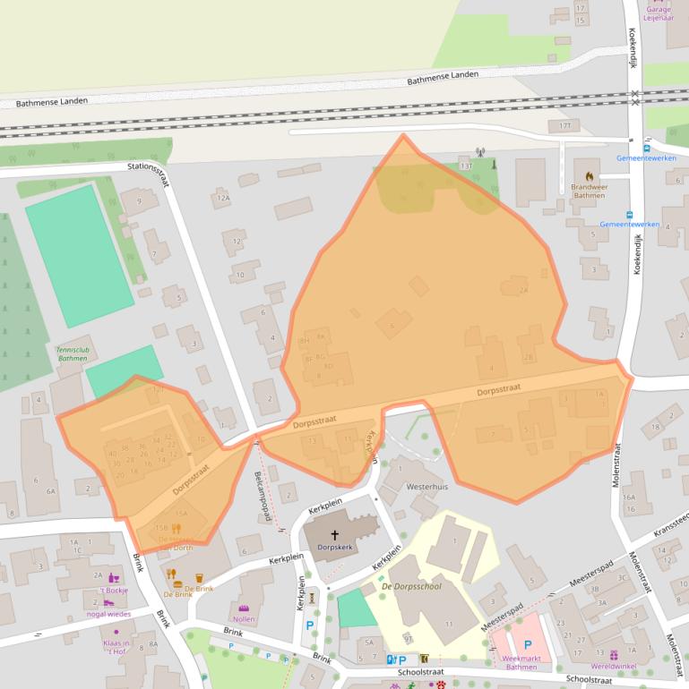 Kaart van postcodegebied 7437AJ.