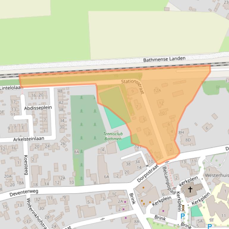 Kaart van postcodegebied 7437AK.