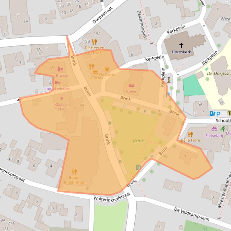 Kaart van postcodegebied 7437AM.