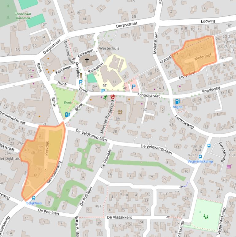 Kaart van postcodegebied 7437AN.