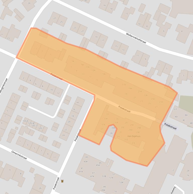 Kaart van postcodegebied 7437AR.