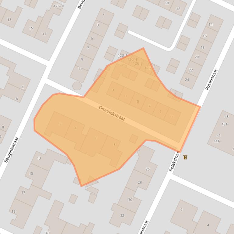 Kaart van postcodegebied 7437AV.