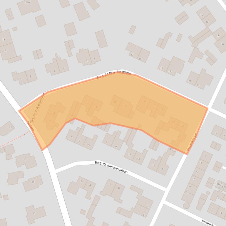 Kaart van postcodegebied 7437BC.