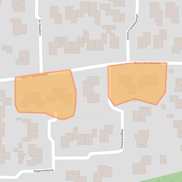 Kaart van postcodegebied 7437CR.