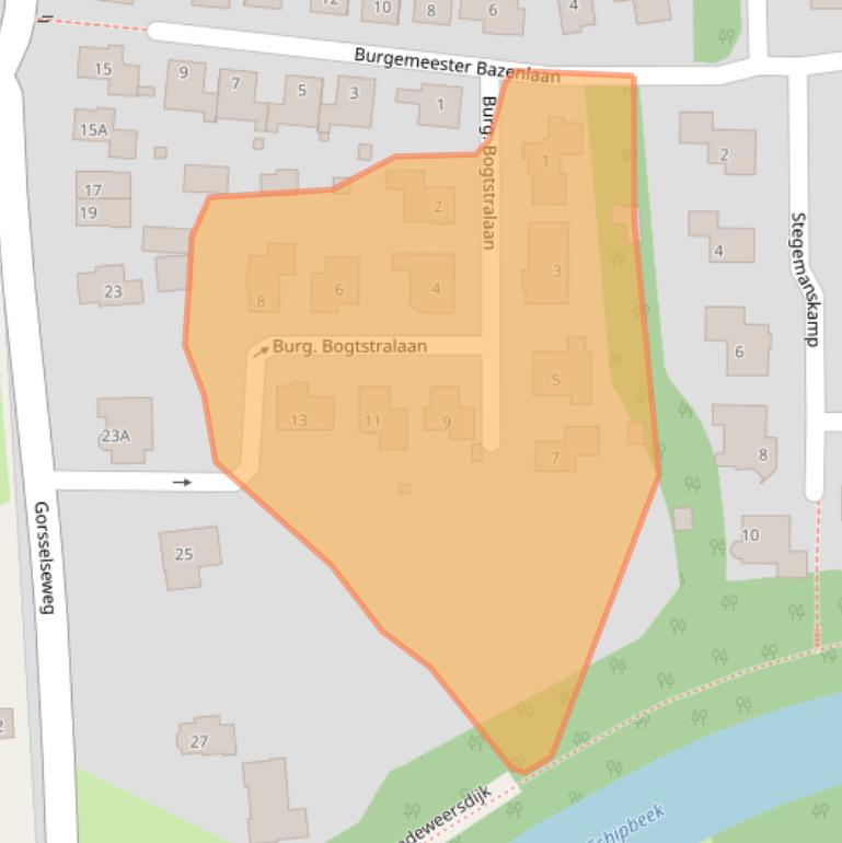 Kaart van postcodegebied 7437CX.