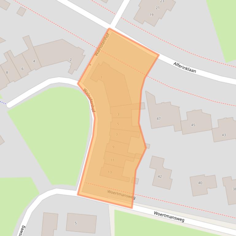 Kaart van postcodegebied 7437DN.