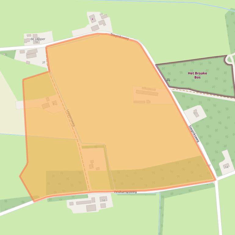 Kaart van postcodegebied 7437PH.