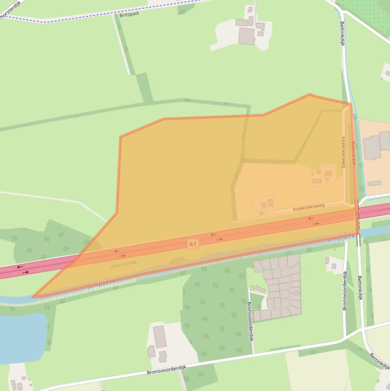 Kaart van postcodegebied 7437RD.