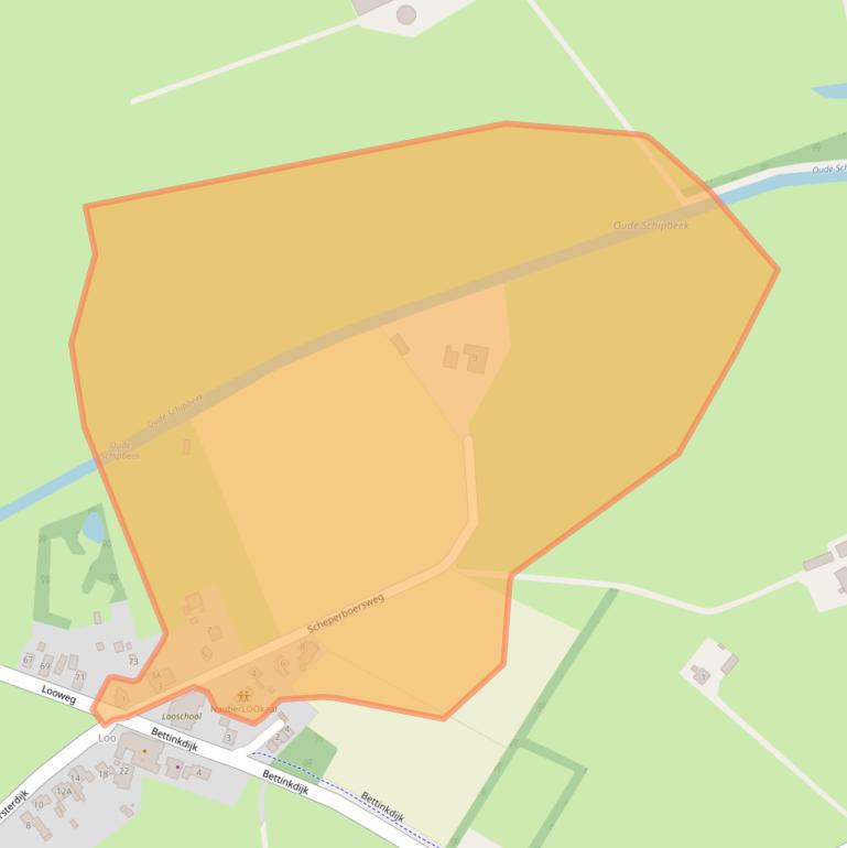 Kaart van postcodegebied 7437RG.