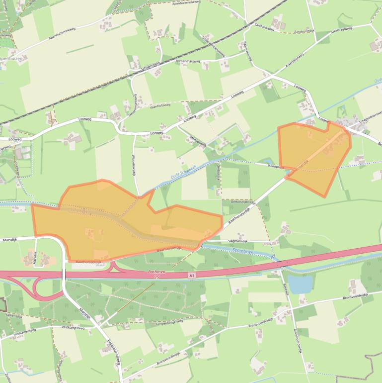 Kaart van postcodegebied 7437RH.