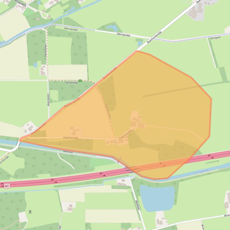 Kaart van postcodegebied 7437RJ.