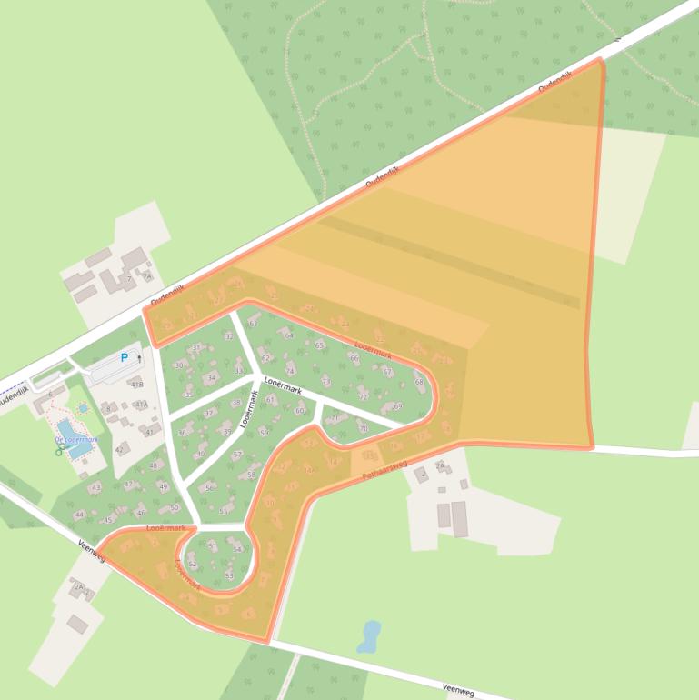 Kaart van postcodegebied 7437SH.