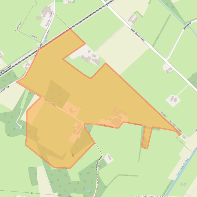 Kaart van postcodegebied 7437SN.