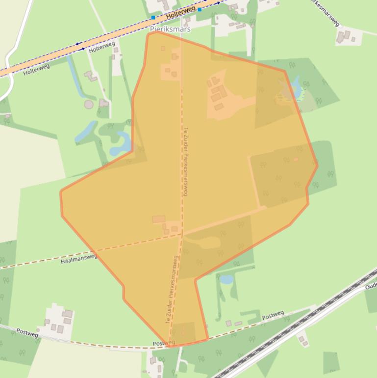 Kaart van postcodegebied 7437SZ.