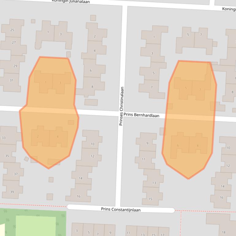 Kaart van postcodegebied 7437VA.