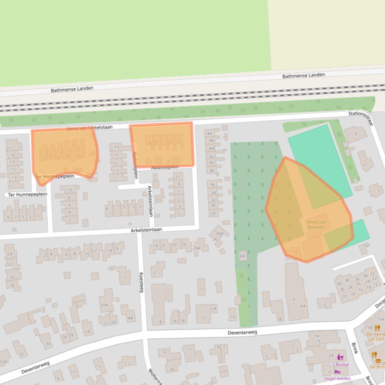 Kaart van postcodegebied 7437VK.