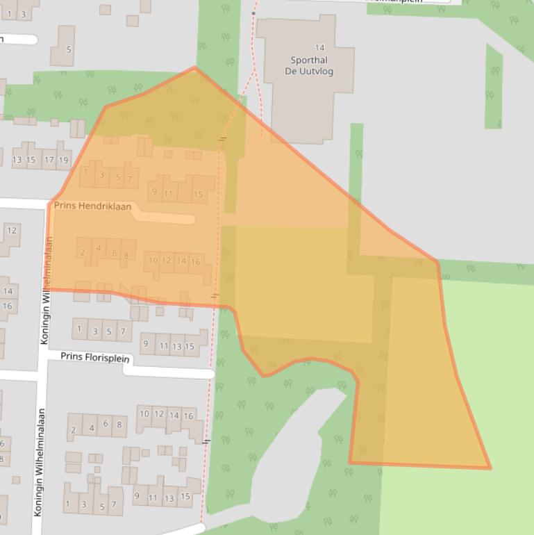 Kaart van postcodegebied 7437XB.