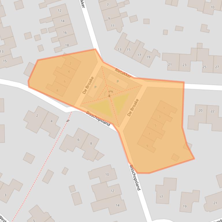 Kaart van postcodegebied 7437XH.