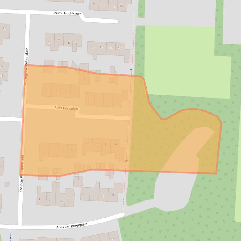 Kaart van postcodegebied 7437XR.