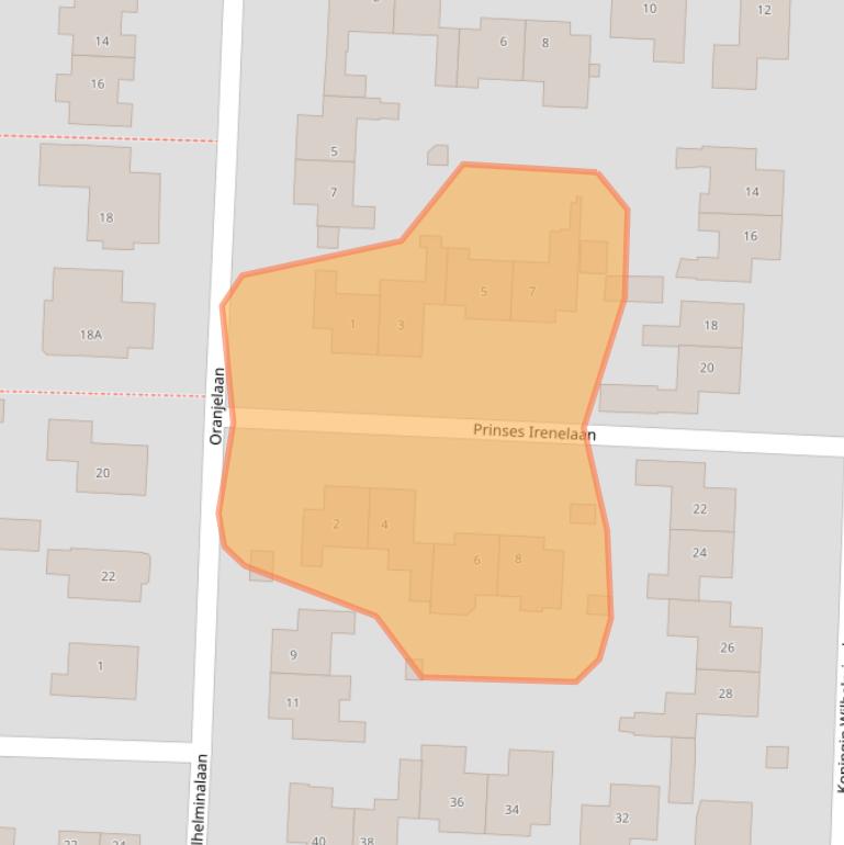 Kaart van postcodegebied 7437XW.