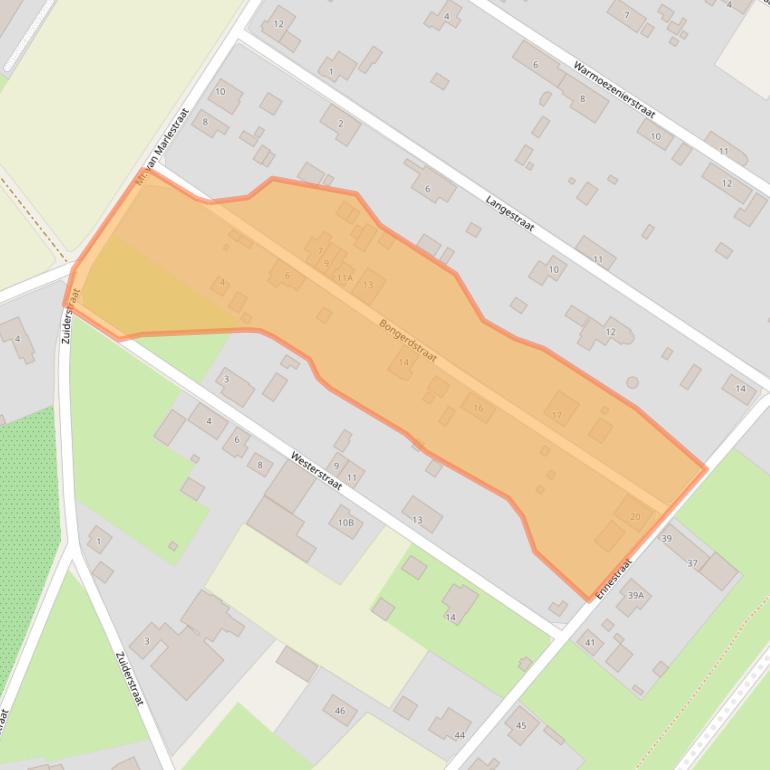 Kaart van postcodegebied 7439AN.