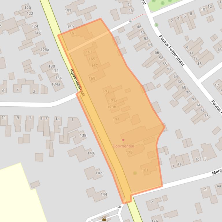 Kaart van postcodegebied 7441AC.