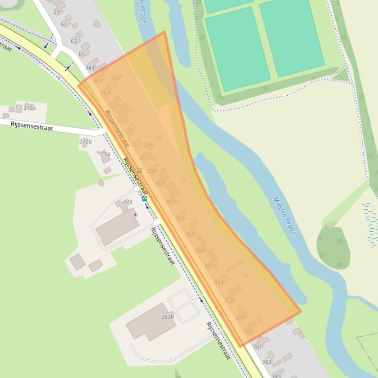 Kaart van postcodegebied 7441AG.