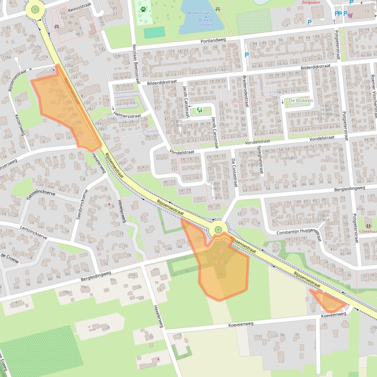 Kaart van postcodegebied 7441AM.