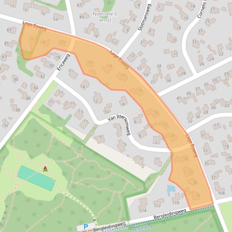 Kaart van postcodegebied 7441AX.