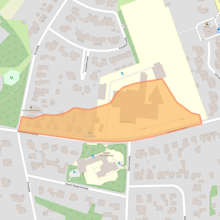 Kaart van postcodegebied 7441BK.