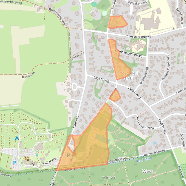 Kaart van postcodegebied 7441BM.