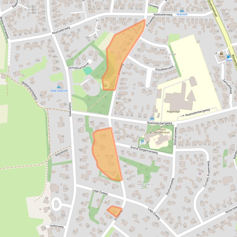 Kaart van postcodegebied 7441BP.