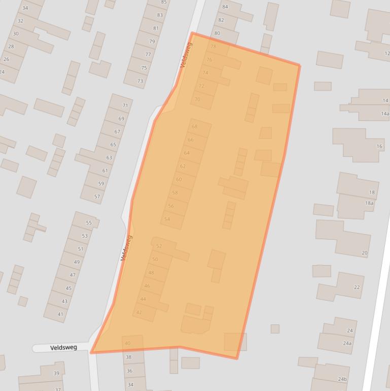 Kaart van postcodegebied 7441CM.