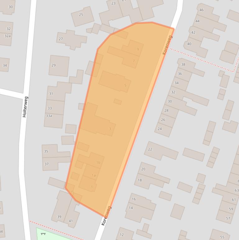 Kaart van postcodegebied 7441CP.