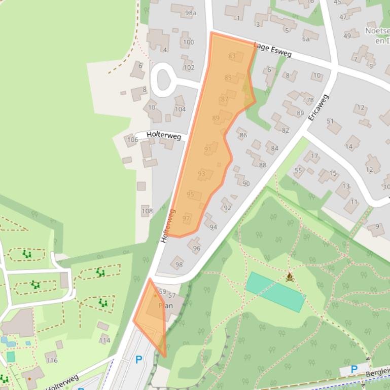 Kaart van postcodegebied 7441DE.