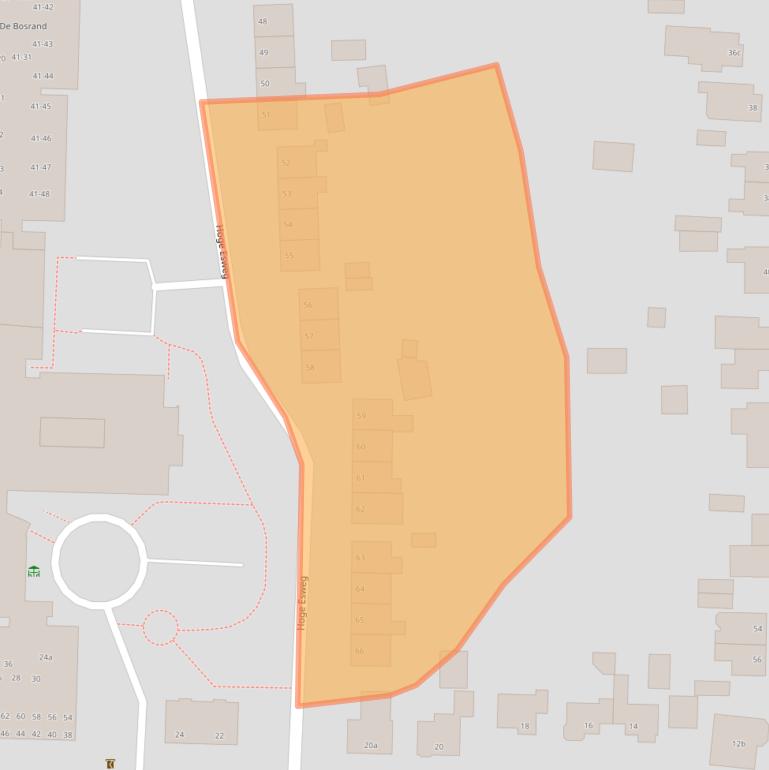 Kaart van postcodegebied 7441EH.