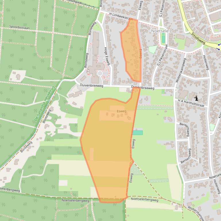 Kaart van postcodegebied 7441GE.