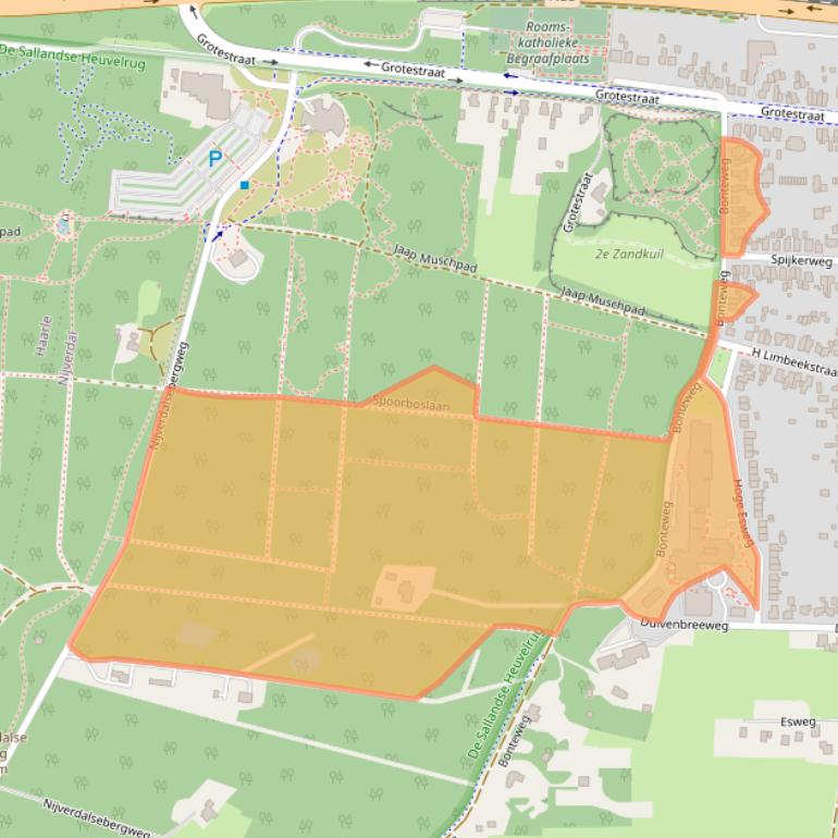 Kaart van postcodegebied 7441GM.