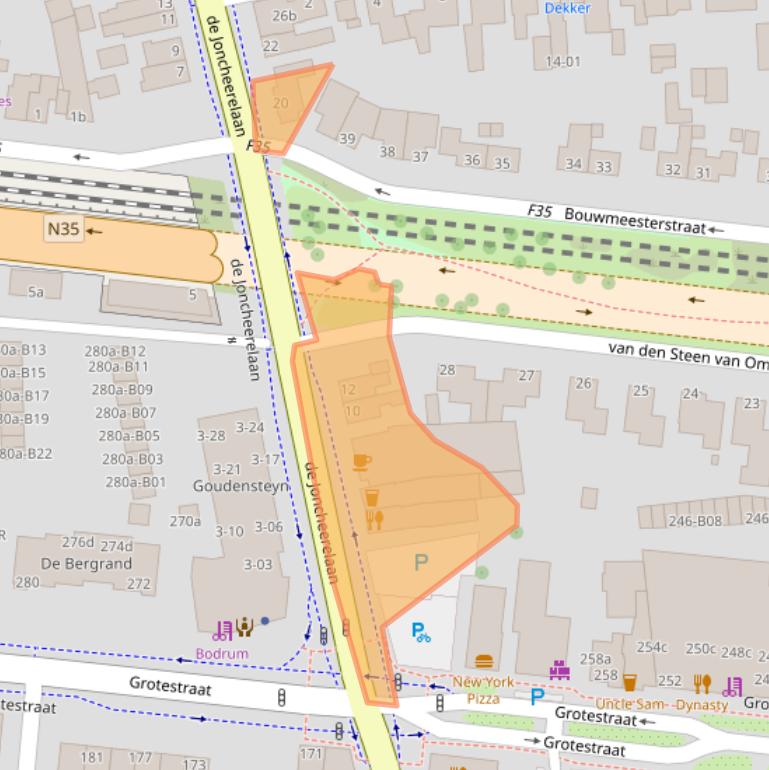 Kaart van postcodegebied 7441HE.