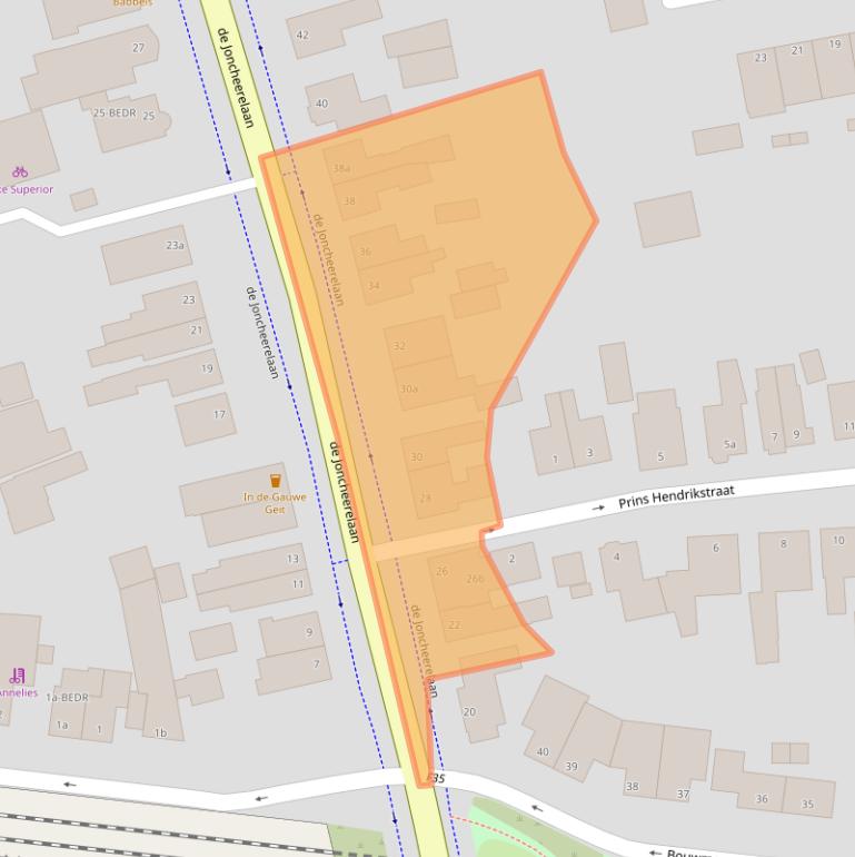 Kaart van postcodegebied 7441HG.