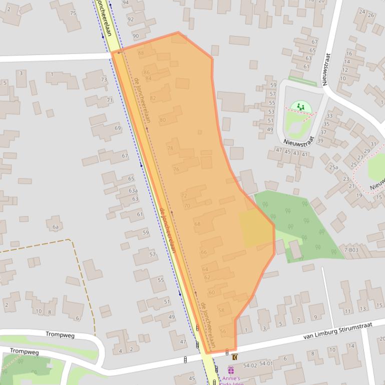 Kaart van postcodegebied 7441HJ.