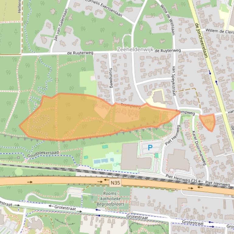 Kaart van postcodegebied 7441HN.