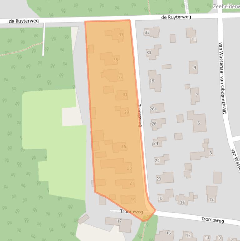 Kaart van postcodegebied 7441HP.