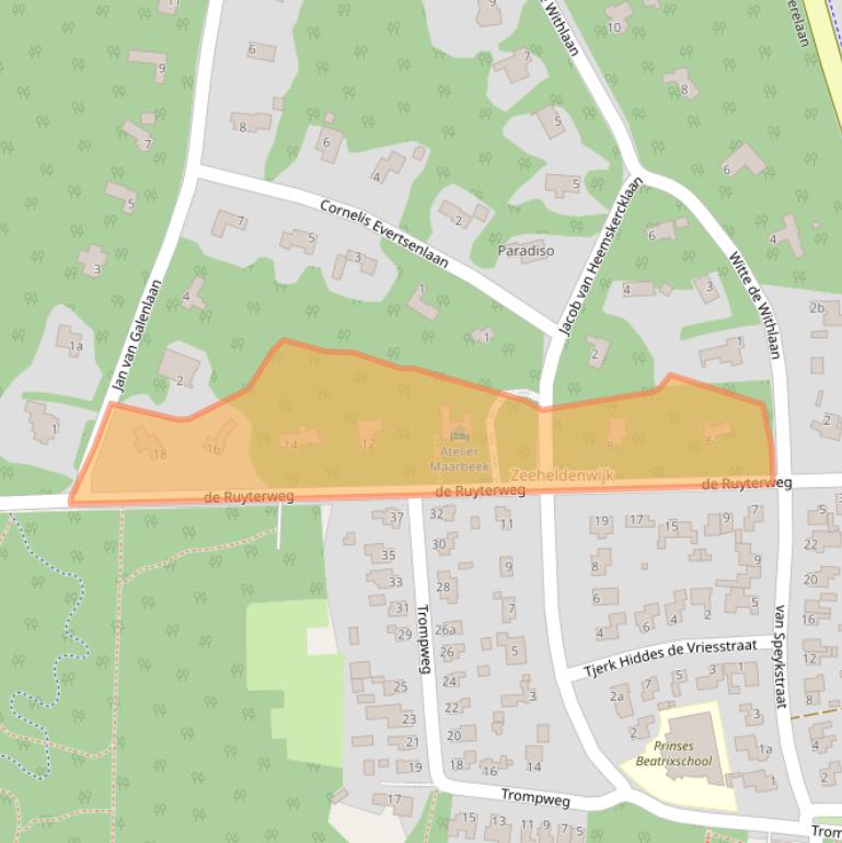 Kaart van postcodegebied 7441HX.
