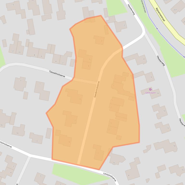 Kaart van postcodegebied 7441KC.