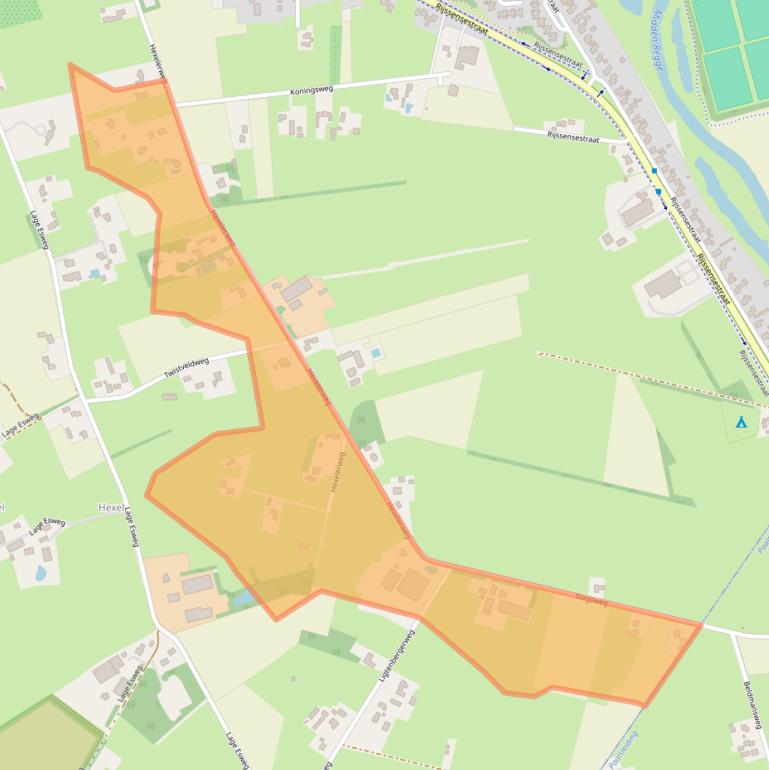 Kaart van postcodegebied 7441PD.